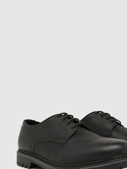 Schuh Paxon Leather Lace-Up Black Shoes - Image 3 of 4