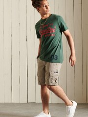 Superdry Trailsman Cord Shirt Studios Core Chino Shorts - Image 3 of 7