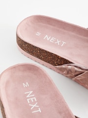 Rosa mit Animal-Print - Schleifen-Slipper mit Fußbett​​​​​​​ - Bild 7 von 8