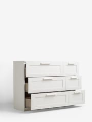 White Flynn 6 Drawer Chest of Drawers - Image 5 of 9