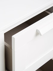 White Flynn 6 Drawer Chest of Drawers - Image 8 of 9