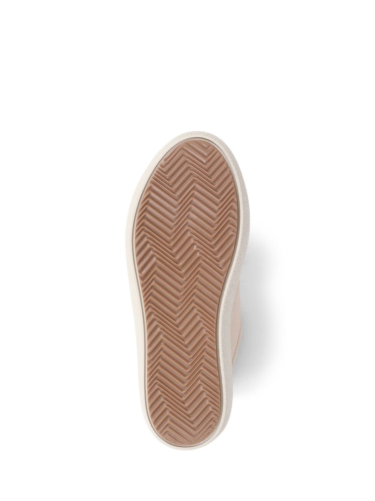Pavers Cream Leather Lace Up Star Trainers - Image 5 of 5