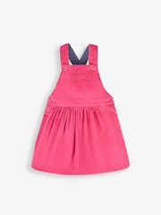 JoJo Maman Bébé Raspberry Girls' Classic Cord Dress & Stripe Top Set - Image 2 of 5
