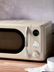 Cream Digital 800W 20L Microwave - Image 2 of 2