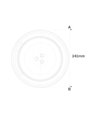 Cream Digital 800W 20L Microwave - Image 5 of 5