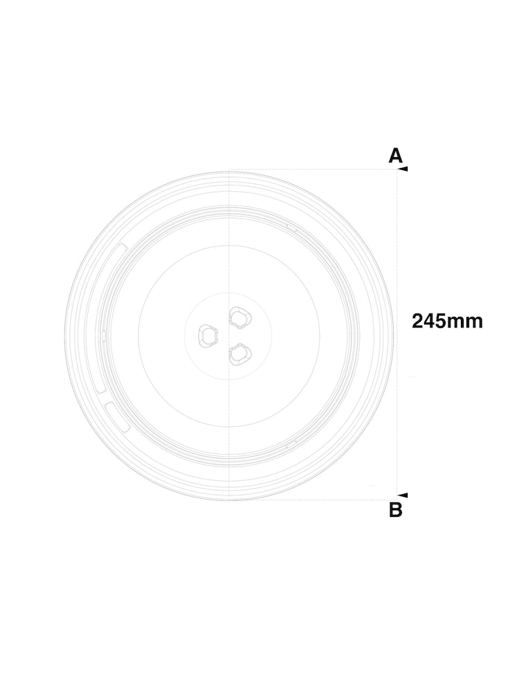 Cream Digital 800W 20L Microwave - Image 5 of 5
