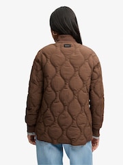 Superdry Brown Short Quilted Liner Jacket - Image 3 of 6