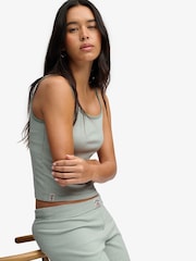 Verde - Superdry Ath Ess Stripe Cami - Imagen 1 de 8