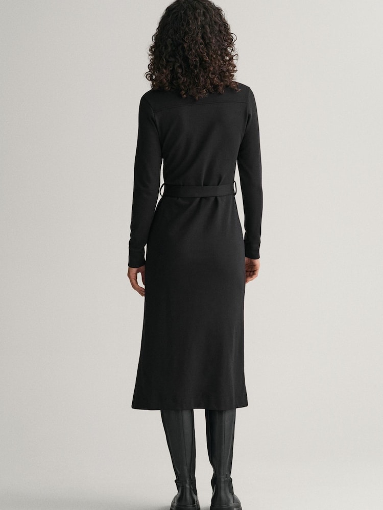 GANT Polo Jersey Black Dress - Image 2 of 5