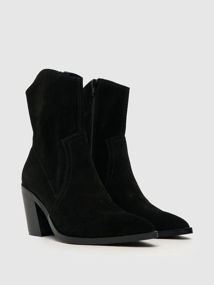 Schuh Angelo Suede Western Boots - Image 2 of 4