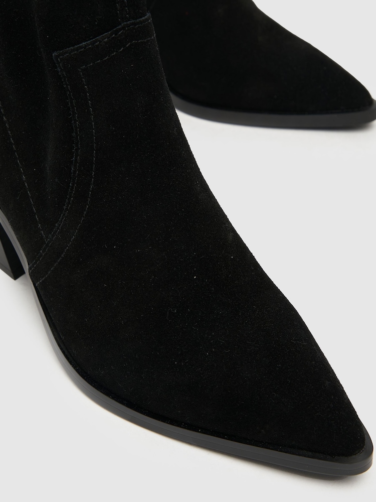 Schuh Angelo Suede Western Boots - Image 4 of 4