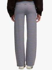 Superdry Blue/Brown Stripe Athletic Essentials Fold Over Joggers - Image 5 of 7