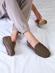 Pantuflas tipo mocasín de fieltro Totes - Imagen 1 de 5