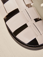Bone Cream Premium Leather Fisherman Sandals - Image 3 of 5