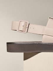 Bone Cream Premium Leather Fisherman Sandals - Image 4 of 5