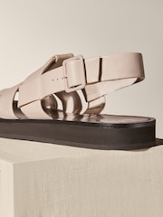 Bone Cream Premium Leather Fisherman Sandals - Image 5 of 5