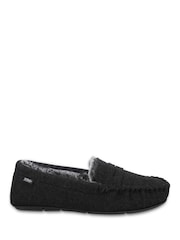 Pantuflas tipo mocasín de espiga suave de Totes - Imagen 3 de 5