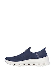 Azul - Zapatillas sin cordones en color negro Glide-Step Pro Everyday Citizen de Skechers - Imagen 2 de 5