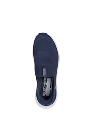 Azul - Zapatillas sin cordones en color negro Glide-Step Pro Everyday Citizen de Skechers - Imagen 4 de 5