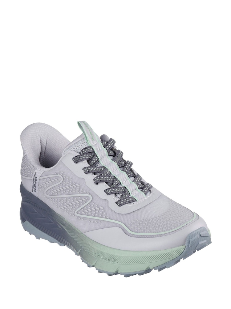 Gris - Zapatillas de deporte sin cordones Switch Back de Skechers - Imagen 1 de 3