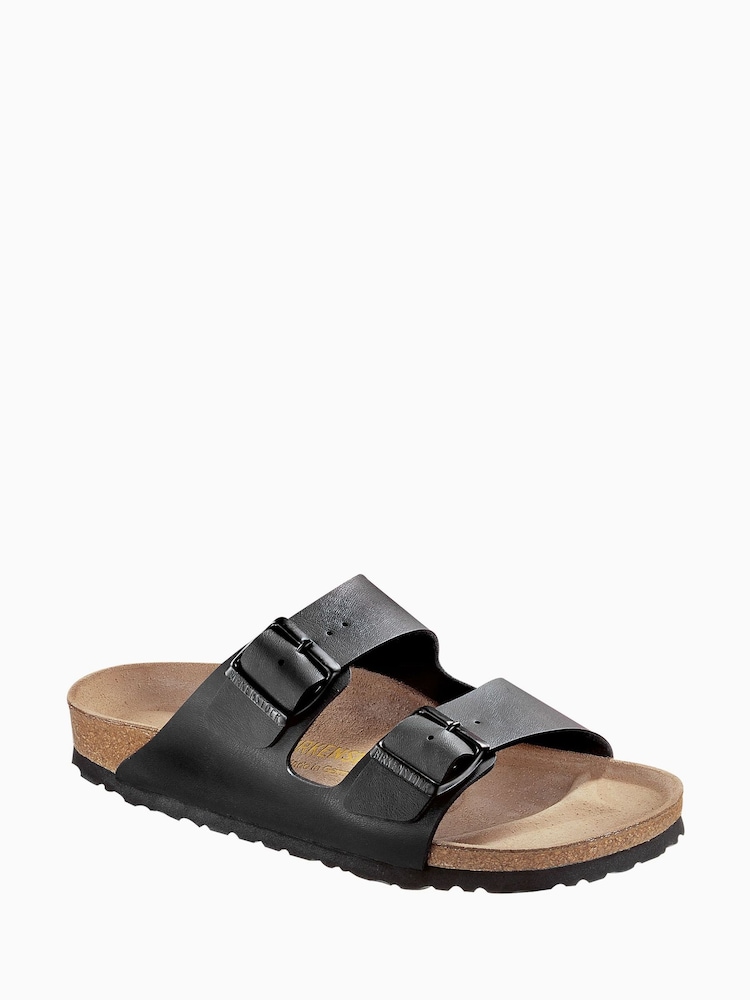 Birkenstock Ebony Black Arizona Birko Flor Sandals - Image 5 of 5 Birkenstock Ebony Black Arizona Birko Flor Sandals - Image 5 of 5