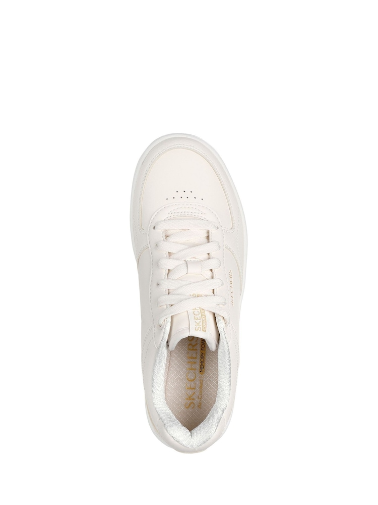 Skechers White Uno Court Trainers - Image 5 of 5 Skechers White Uno Court Trainers - Image 5 of 5