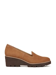 Vionic Willa Suede Leather Slip-ons Wedges - Image 1 of 6