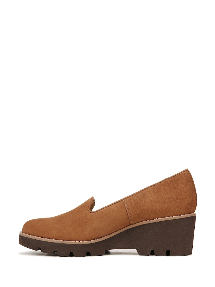 Vionic Willa Suede Leather Slip-ons Wedges - Image 2 of 6