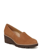 Vionic Willa Suede Leather Slip-ons Wedges - Image 3 of 6
