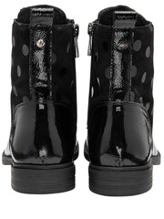 Lotus Black Patent & Leather Ankle Boots - Image 4 of 4
