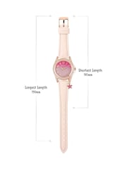 Peers Hardy Girls Pink PU Tikkers Strap Glitter Watch, Necklace And Purse Set - Image 3 of 7