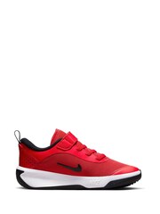 Nike Red Junior Omni Multi Court Trainers - Image 3 of 10