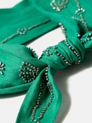 Mint Velvet Linen Embellished Neck Scarf - 圖片 2/3