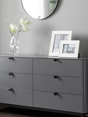 Julian Bowen Grey Chloe 6 Drawer Chest - Image 1 of 9