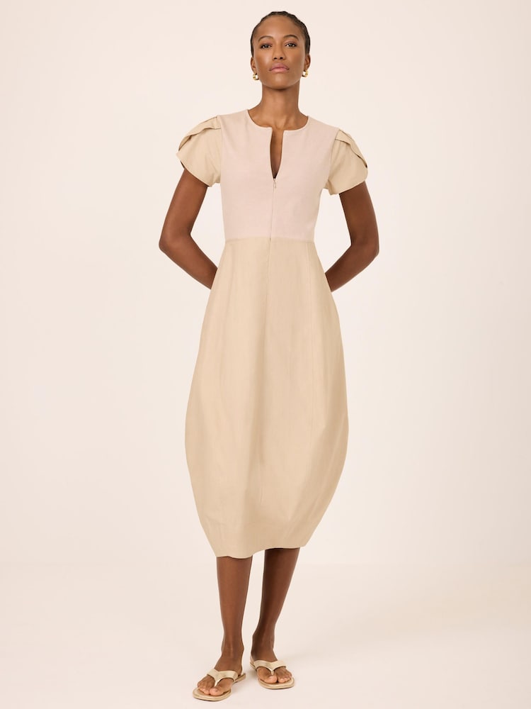 knee length tulip dress Buy Mint Velvet Brown Cotton Blend Tulip Hem Midi Dress from Next USA