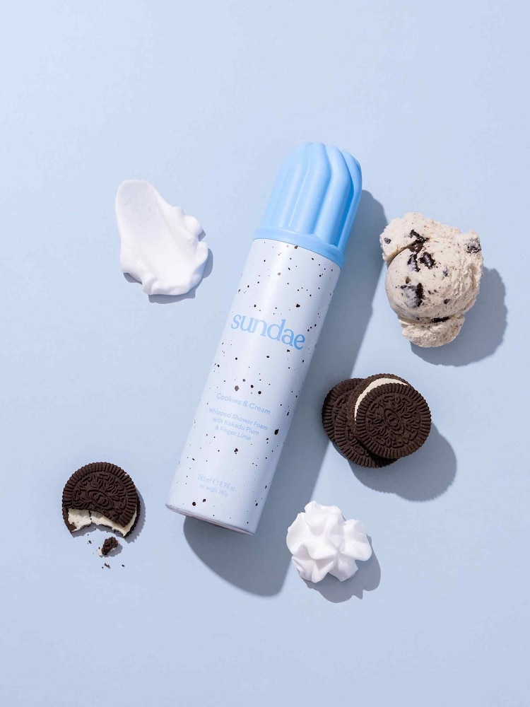 Sundae Cookies & Cream Shower Foam 265ml - Image 4 of 4 Sundae Cookies & Cream Shower Foam 265ml - Image 4 of 4
