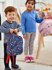 JoJo Maman Bébé Blue Dino Printed Backpack - Image 4 of 5
