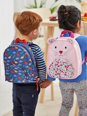 JoJo Maman Bébé Blue Dino Printed Backpack - Image 5 of 5