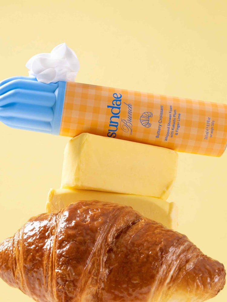 Sundae Buttery Croissant Shower Gel Foam 265ml - Image 4 of 4 Sundae Buttery Croissant Shower Gel Foam 265ml - Image 4 of 4