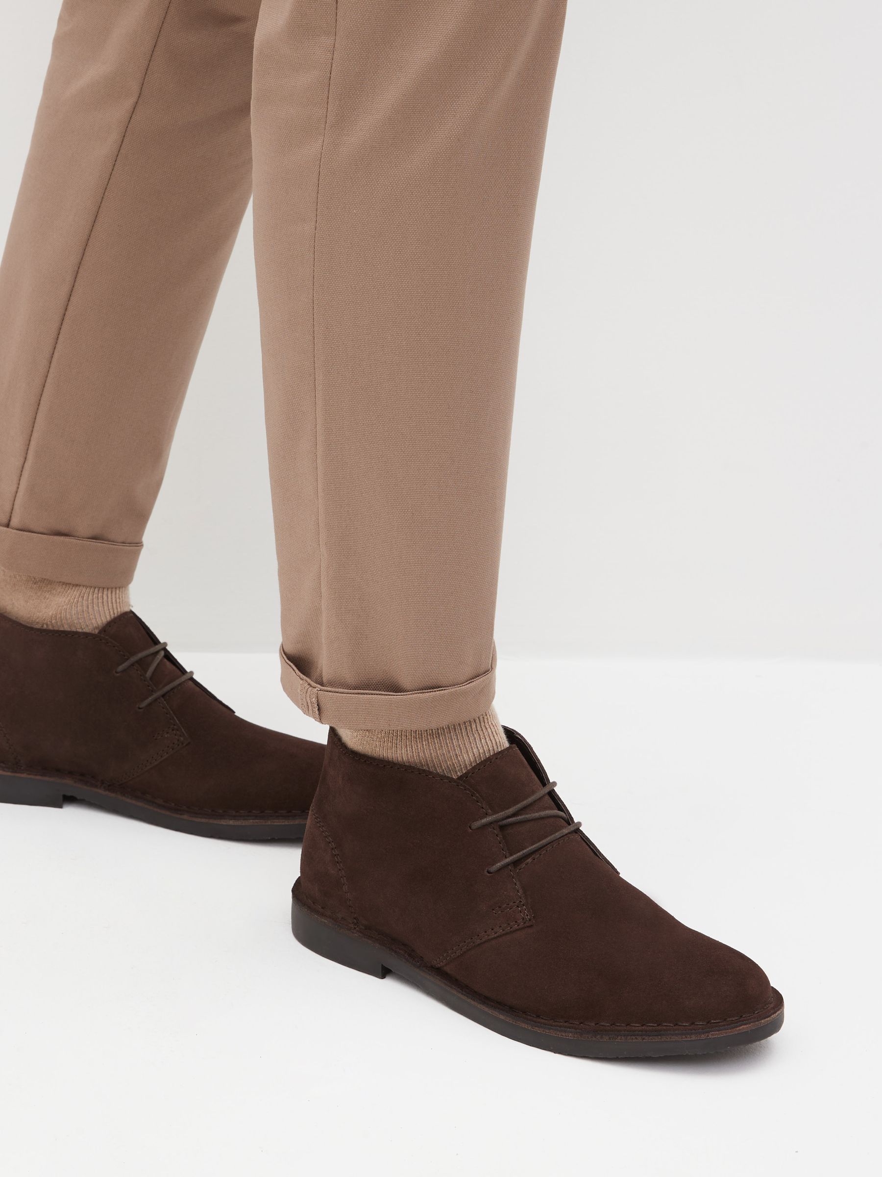 Buy Brown Suede Desert Boots from Next Luxembourg