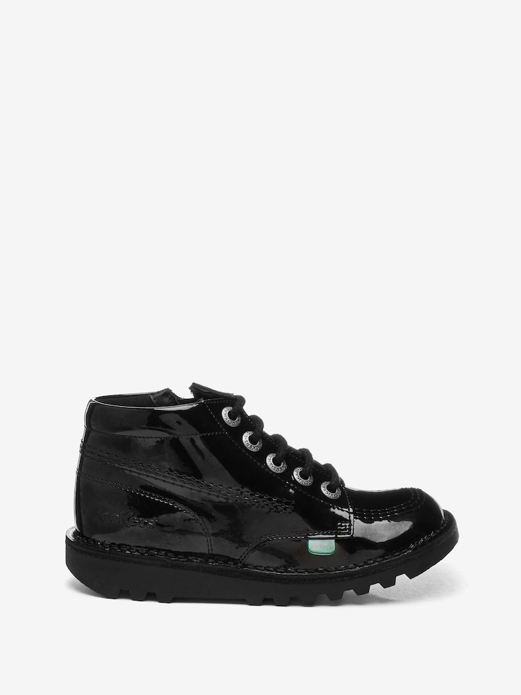 Kickers Junior Kick Hi Zip Leather Shoes - Image 1 of 1 Kickers Junior Kick Hi Zip Leather Shoes - Image 1 of 1