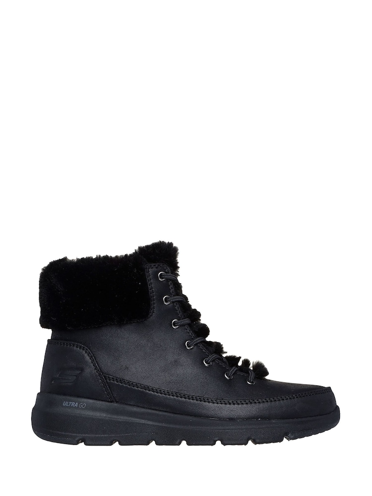 Negru - Ghete Skechers Glacial Ultra pentru femei - Image 1 of 2
