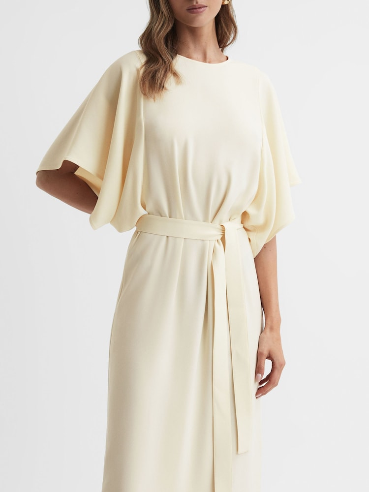 Reiss Louise Cape-Manga Midi Vestido - Imagen 5 de 5 Reiss Louise Cape-Manga Midi Vestido - Imagen 5 de 5