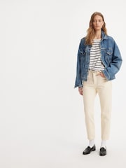 Levi's® White 501® Crop Jeans - Image 3 of 9