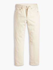 Levi's® White 501® Crop Jeans - Image 7 of 9