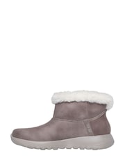 Skechers Brown On The Go Joy Cozy Dream Slip In Boots - Image 2 of 5