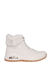 Skechers White Uno Rugged Fall Air Boots - Image 1 of 5