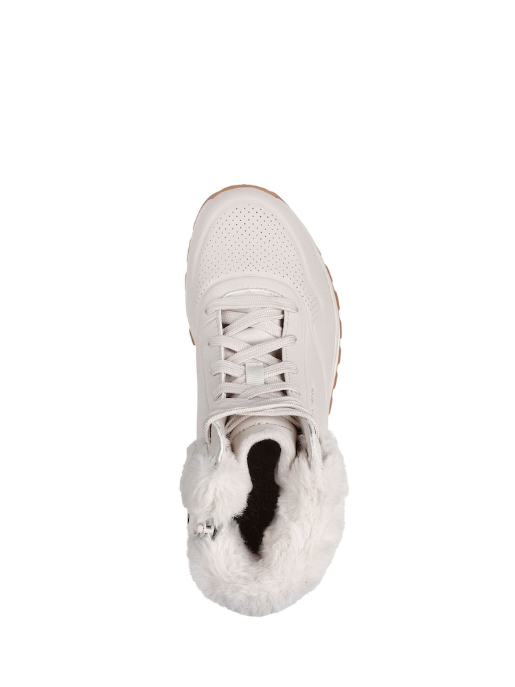 Skechers White Uno Rugged Fall Air Boots - Image 3 of 5