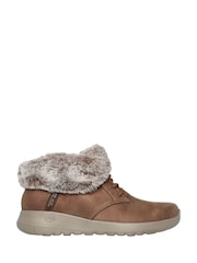 Skechers Natural On The Go Joy Cozy Charm Slip-In Boots - Image 1 of 5