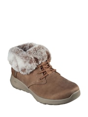 Skechers Natural On The Go Joy Cozy Charm Slip-In Boots - Image 2 of 5
